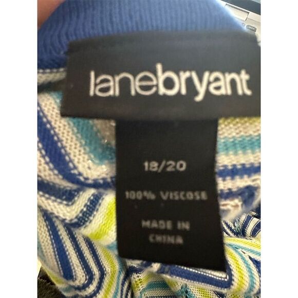 Lane Bryant Women's Plus Size 18/20 Chevron Cardigan Sweater Multicolor - Picture 6 of 10